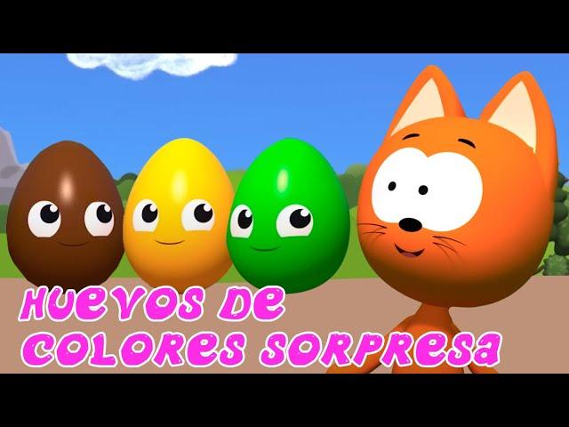 GRAN COLECCIÓN DE JUEGOS DE KOTE  HUEVOS DE COLORES CON SORPRESAS