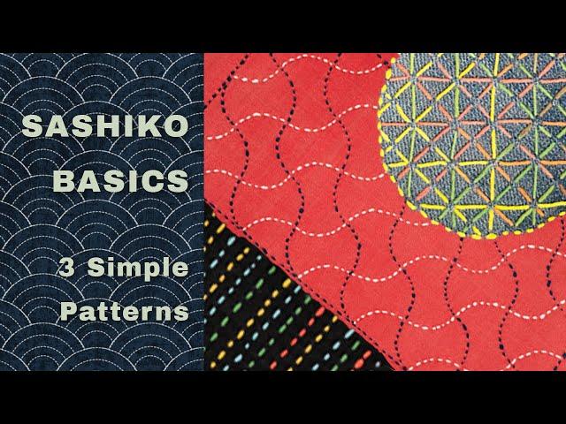 Sashiko for Beginners | Three Simple Patterns