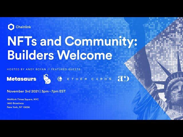 Chainlink at NFT NYC 2021: NFTs and Community Building