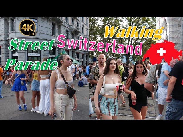 Street Parade Crazy Amazing Rave 2023 | Zurich 4K