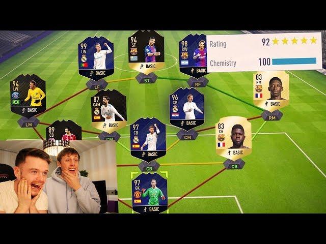 W2S GOT THE HIGHEST RATED TOTY FUT DRAFT EVER!!! - FIFA 18