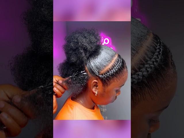 Slayed braided 4c natural hairstyle ️🫧