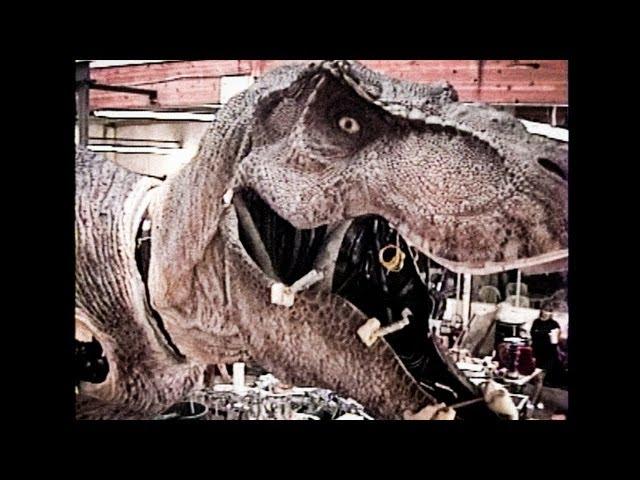 JURASSIC PARK - T-Rex - Skinning an Animatronic Dinosaur Part 2 - BEHIND-THE-SCENES