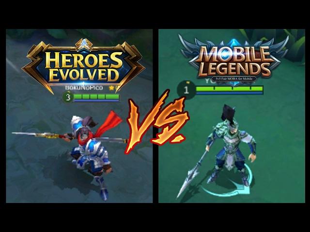 HEROES EVOLVED VS MOBILE LEGENDS  |  MUST WATCH THIS !!!