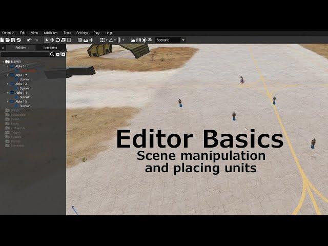 Arma 3 Eden Editor Basics - Movement and Placing Units