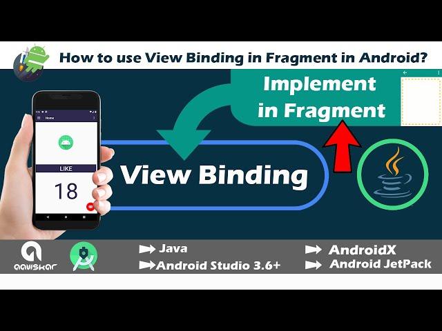 View Binding in Fragment in AndroidX | replace findviewbyid | Android Studio tutorial | Java | 2020