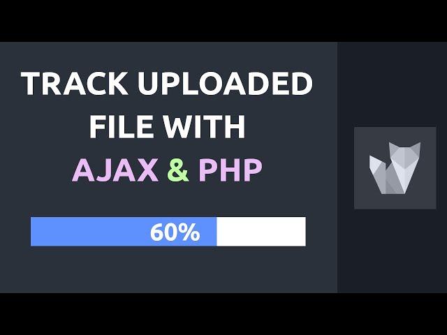 How to create a file upload progress bar with AJAX and PHP