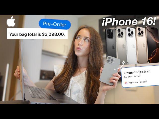 Getting the New iPhone 16 Pro Max | Apple Pre-Order vlog