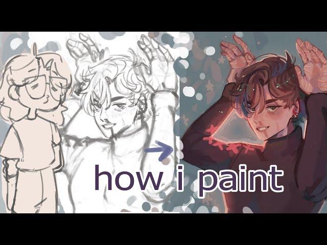 how i paint// tutorial