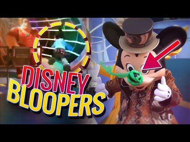 Funny DISNEY CHARACTER BLOOPERS | Disneyland / Disney World FAILS