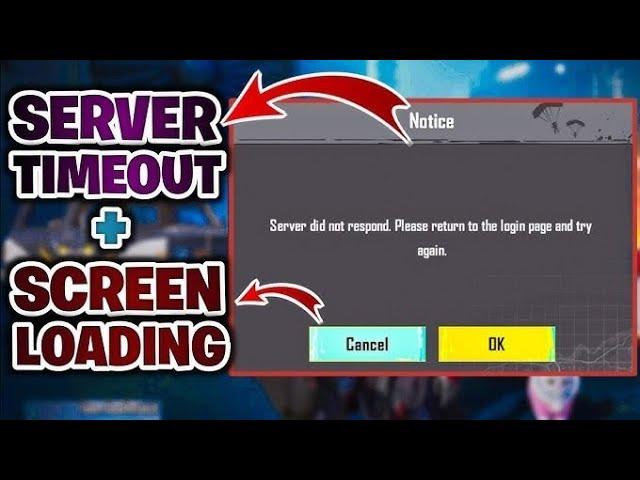 PUBG LOGIN PROBLEM TODAY FIX / SERVER DID NOT RESPOND PLEASE RETURN TO THE LOGIN PAGE AND TRY AGAIN
