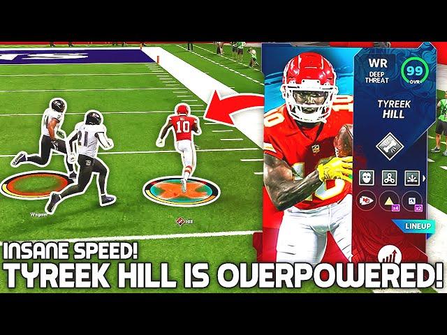 Super Bowl Tyreek HIll is OVERPOWERED! INSANE SPEED! Madden 21