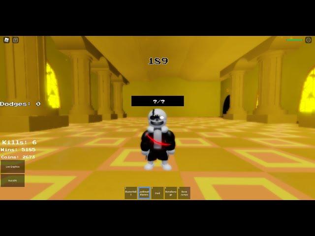 Roblox Undertale: Judgement Day Last Breath Sans