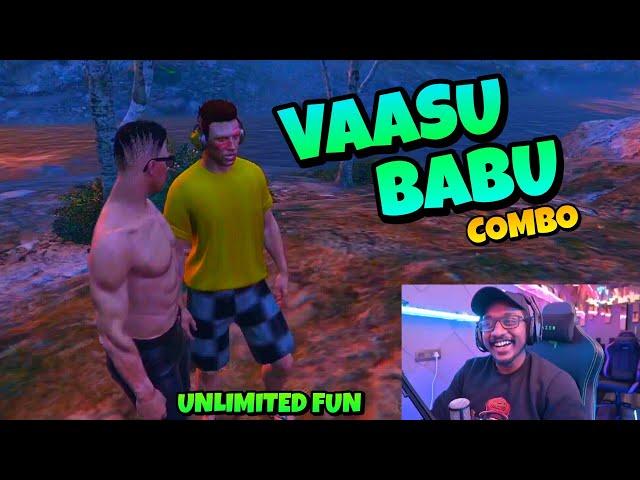 Vaasu and Baabu Combo  Unlimited Fun  | Gta5 RP | TKRP v2 | Panda Gaming