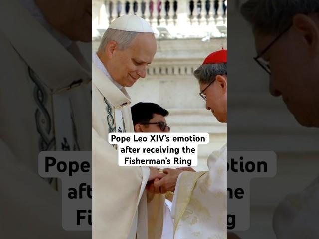 Pope Leo XIV Receives Fisherman Ring in the Mass of the Inauguration of His Petrine Ministry
