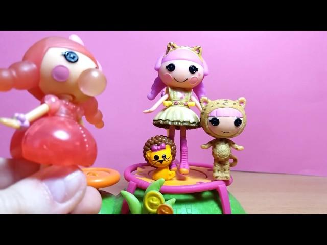 Распаковка Lalaloopsy Mini Китти Kat Jungle Roar Лалалупси Мини из коллекции Сестрёнки