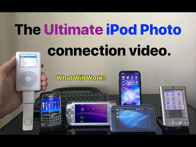 The Ultimate iPod Photo connection video.