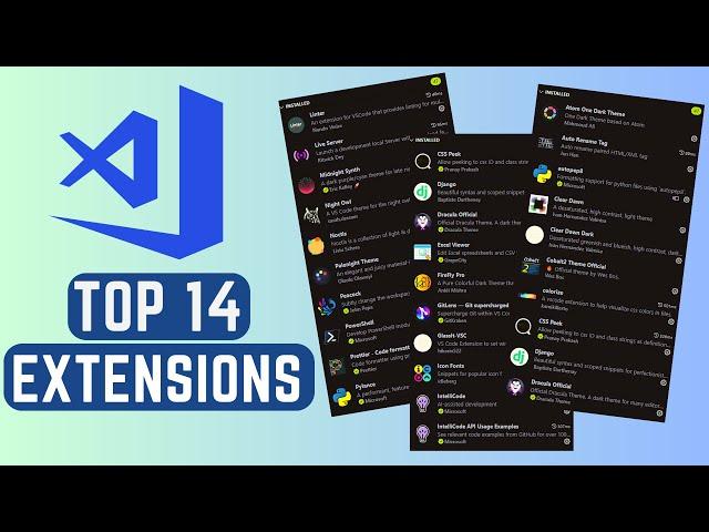 Programmer's Guide | Top 14 Extensions for VSCode #vscode