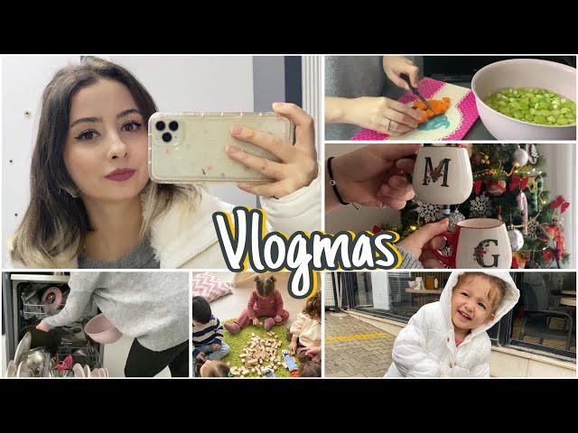 VLOGMAS 2024 | MİLA İLE BİR ATÖLYE GÜNÜ | EV RUTİNLERİ | EŞİMLE KAHVE KEYFİMİZ