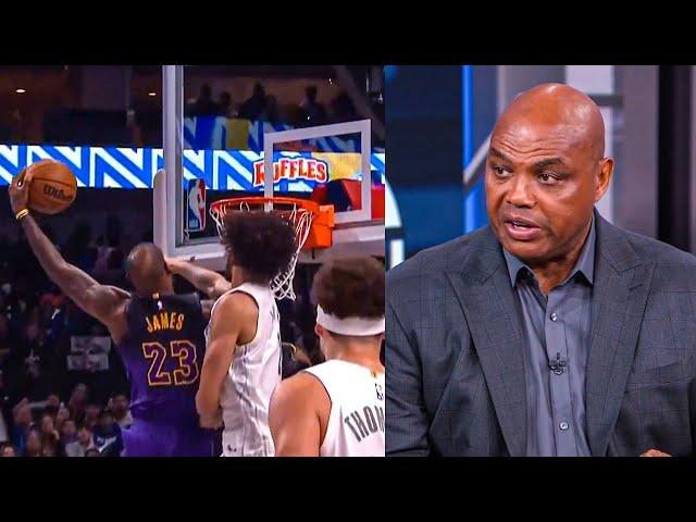 Chuck UNIMPRESSED by LeBron’s Dunk, Calls Out the Lakers' Defense