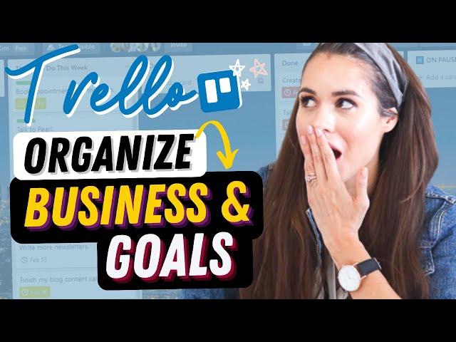 How I Use Trello To Organize My Goals And Business [Trello Tutorial] // Kimberly Ann Jimenez