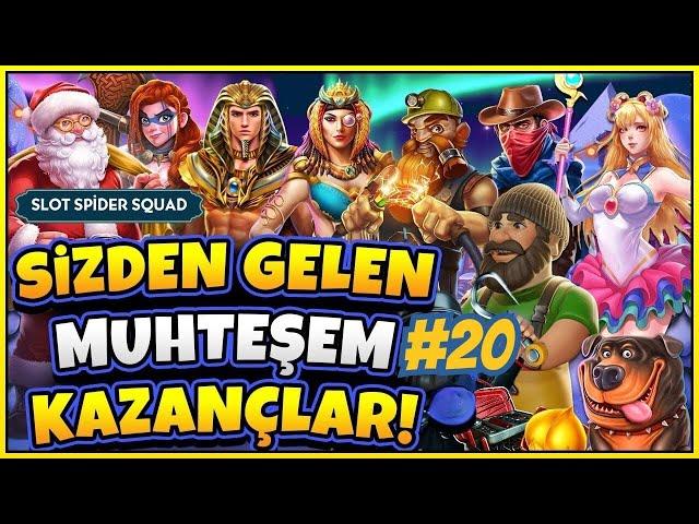 SLOT OYUNLARI  SİZDEN GELENLER SLOT 20  SİZDEN GELEN REKOR KAZANÇLAR VE MAX WİNLER SERİSİ