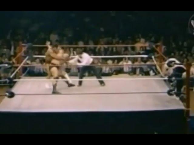 wwf tv 83 i.c. title controversy rocky johnson vs magnificent muraco