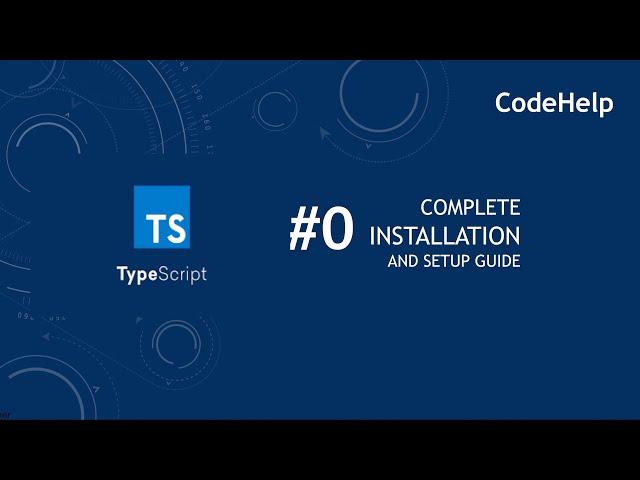 TypeScript #0: Install TypeScript in Visual Studio Code