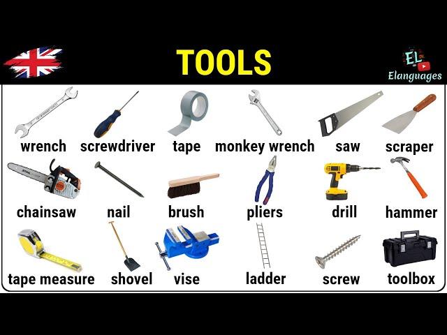 Tools in English vocabulary