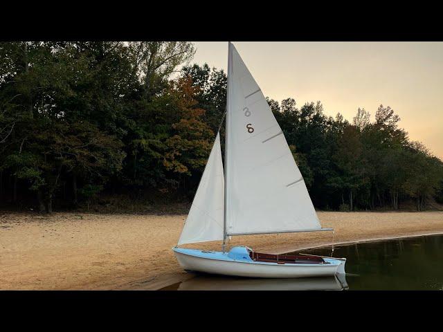 Sailing and Camping on a Remote Beach: O'day Ospray Dinghy Cruise