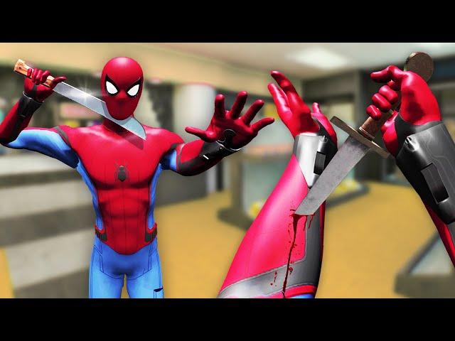 We tried CRAZY Marvel Spiderman Experiments (Boneworks VR Mods)