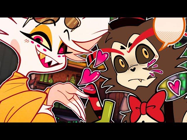 ANGEL CONFESSES TO HUSK | Angel x Husk | Hazbin Hotel Comic Dubs