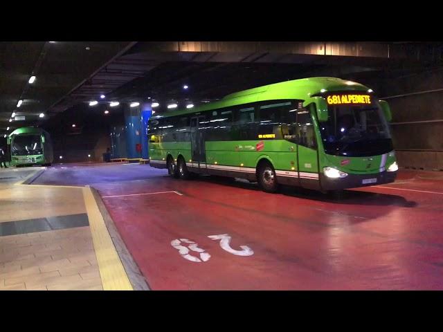  Buses  at the Moncloa interchange, Madrid