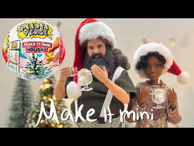 Barbie - NEW Miniverse Make it mini Holiday MGA surprise Unboxing |Barbie doll Aesthetic Role play