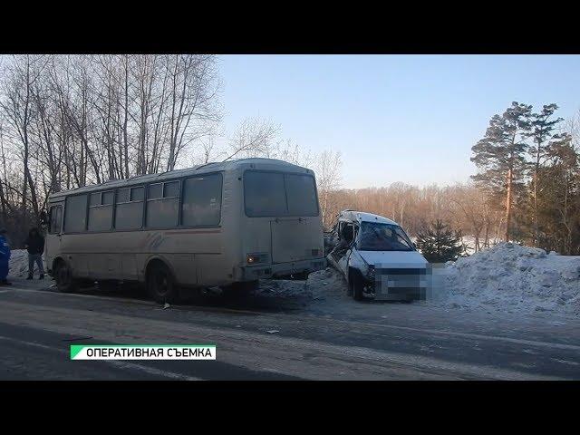 В ДТП на ул. Кожзаводской в Бийске погиб мужчина (Будни, 03.02.20г., Бийское телевидение)