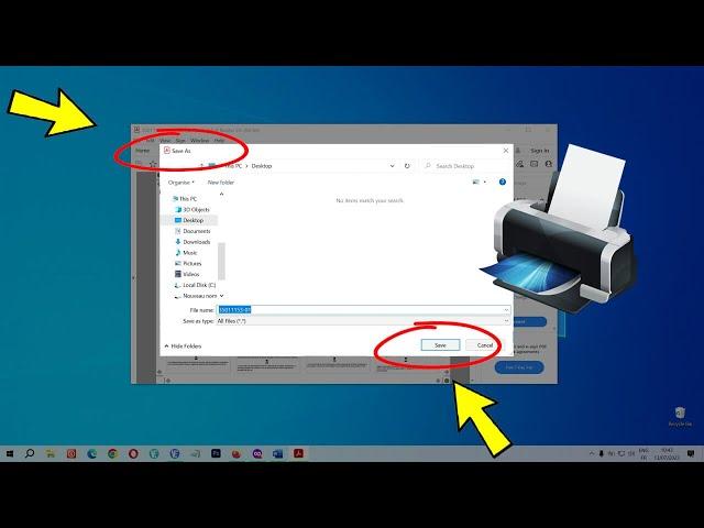 Printer Asking For Save Instead Of Print in Windows 11 / 10 | Fix printer saving instead of printing