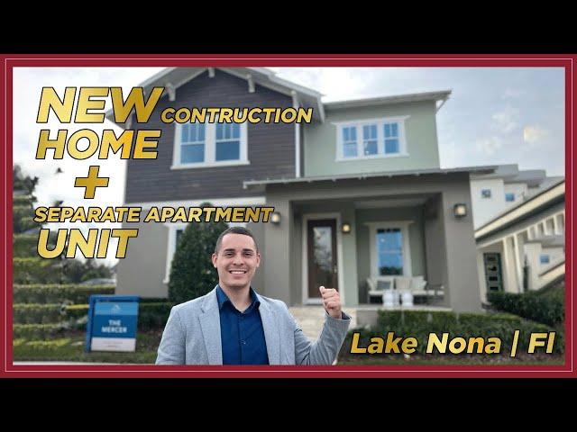 NEW Construction HOME With Extra STUDIO APARTMENT for SALE In Lake Nona, Florida | Renzo Montaiuti