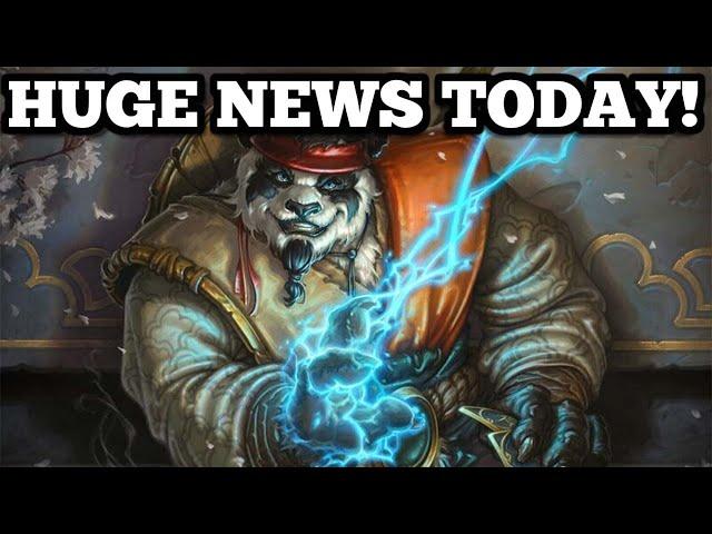 HUGE NEWS coming today for Hearthstone! Get FREE packs! Major streamer quits?