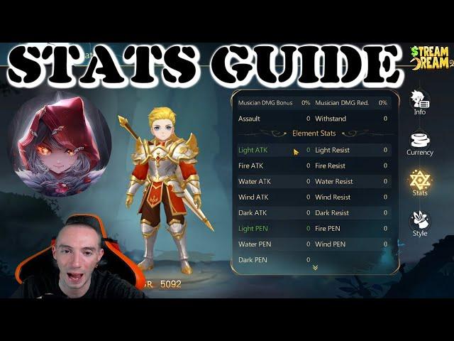 BEST Stats Guide Tales Noir