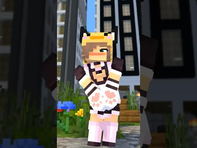 Paws dance challenge #shorts #Minecraft #minecraft