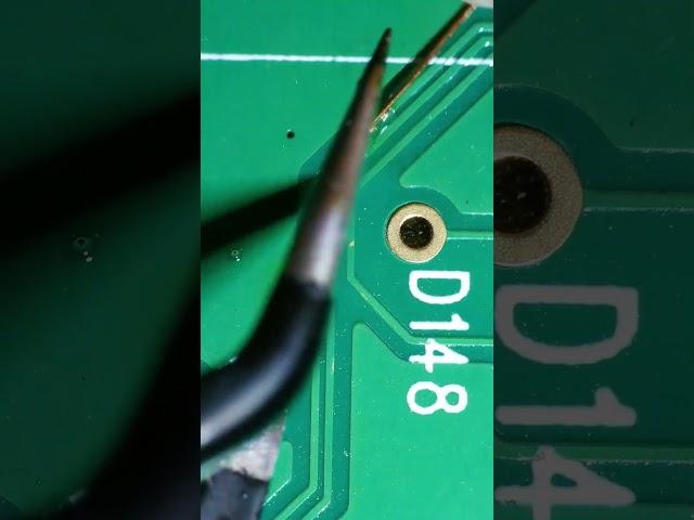 Broken Trace Repair (BTR-6) - Quick Learn #electronics #repair #shorts