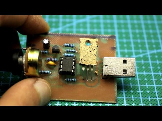 DIY 0-5A USB electronic LOAD