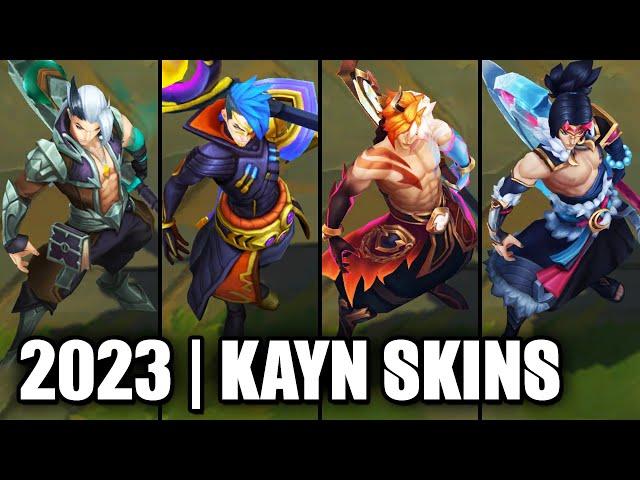 ALL KAYN SKINS SPOTLIGHT 2023 | League of Legends