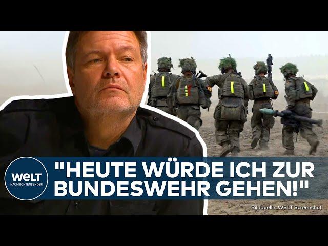 HABECK: "Damit Putin nicht wagt, uns anzugreifen!" Vizekanzler will mehr Geld für Verteidigung!