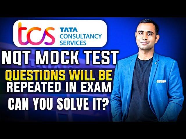 TCS Free NQT 2025 Mock test-2 | Most Repeated Questions | Basic to Advance Level