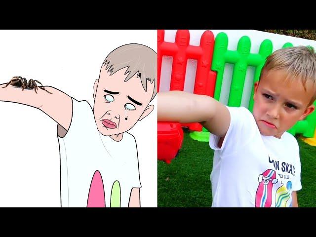 Vlad and Niki - new funny stories about Toys drawing meme part 2|Vlad and niki|vlady art meme