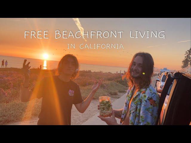 VAN LIFE SOCAL | free beachfront living in california