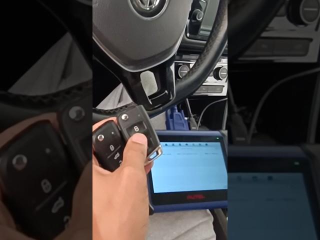 key programming vw Touran 2016 smart mqb #key #mqb #automobile