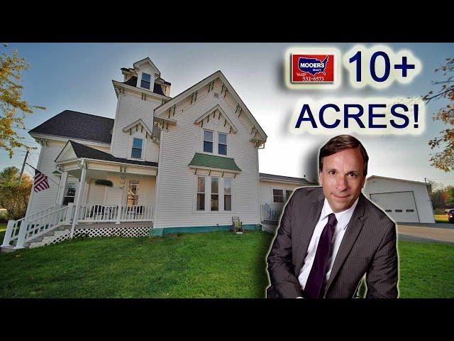 Victorian Home Over 10 Acres ME Land | Maine Real Estate