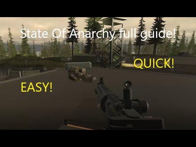 State Of Anarchy full guide! [ROBLOX]